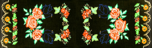 Detaliu broderie tradițională